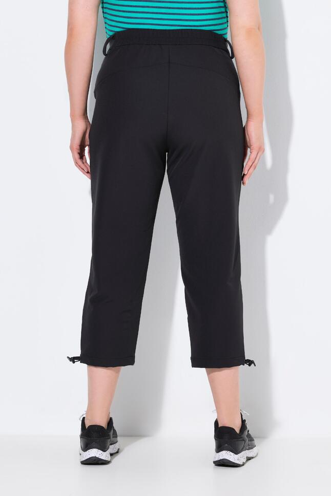 Damskie spodnie 3/4 softshell super cienkie regulowany dół