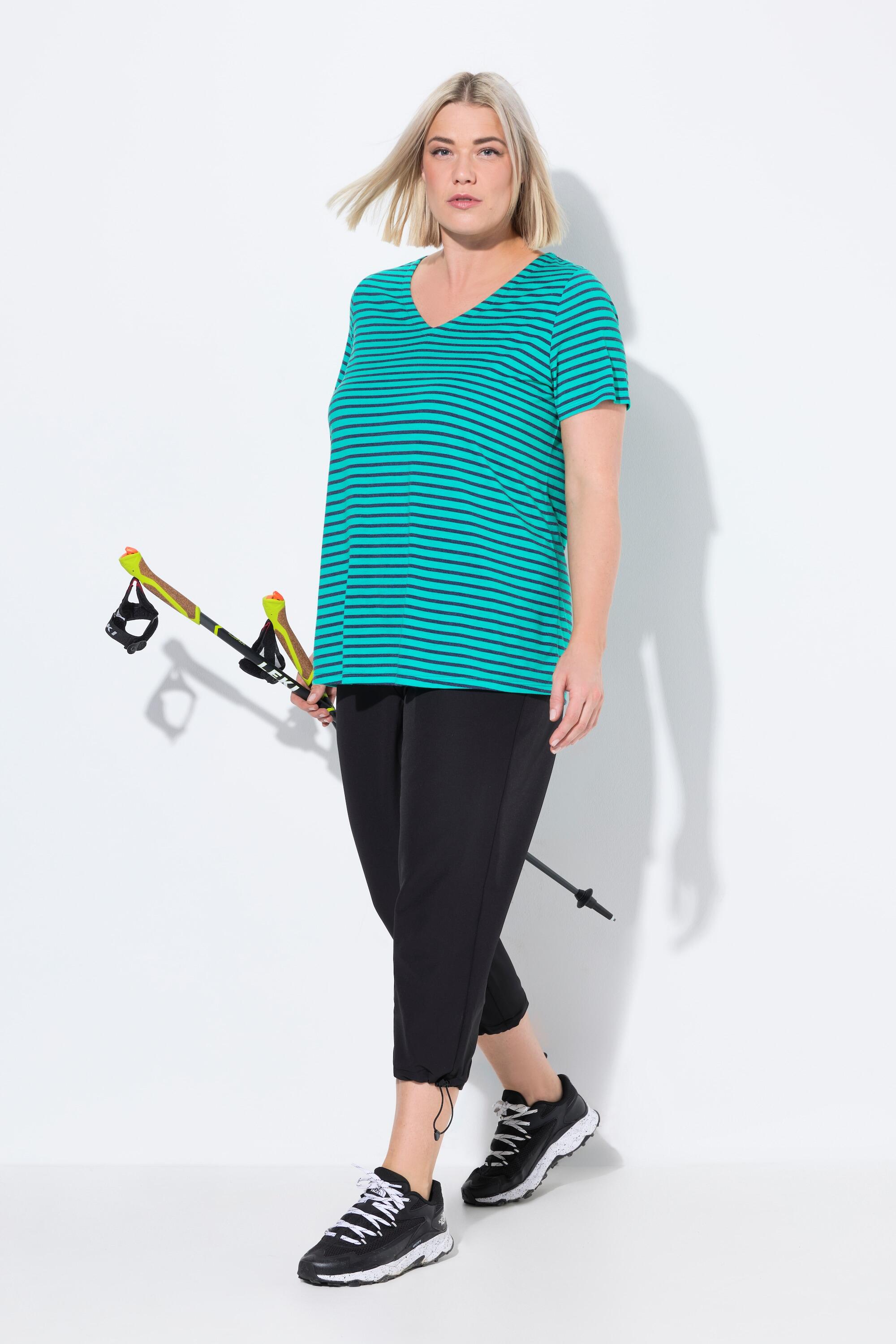 Femme Pantalon softshell 3/4 ultra-fin. Bas de jambe ajustable 5/6