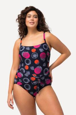 Dames badpak granaatappelstippen zachte cups wikkellook