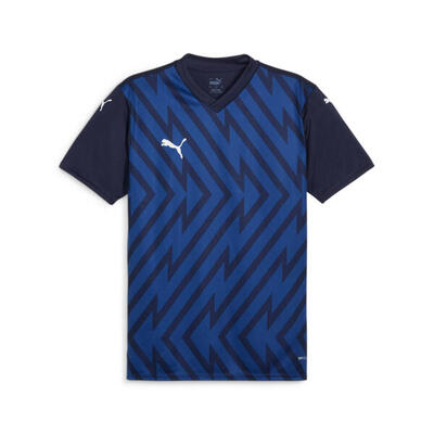 Puma teamglory heren jersey, 100% gerecycled polyester, fresh mint/puma zwart, m