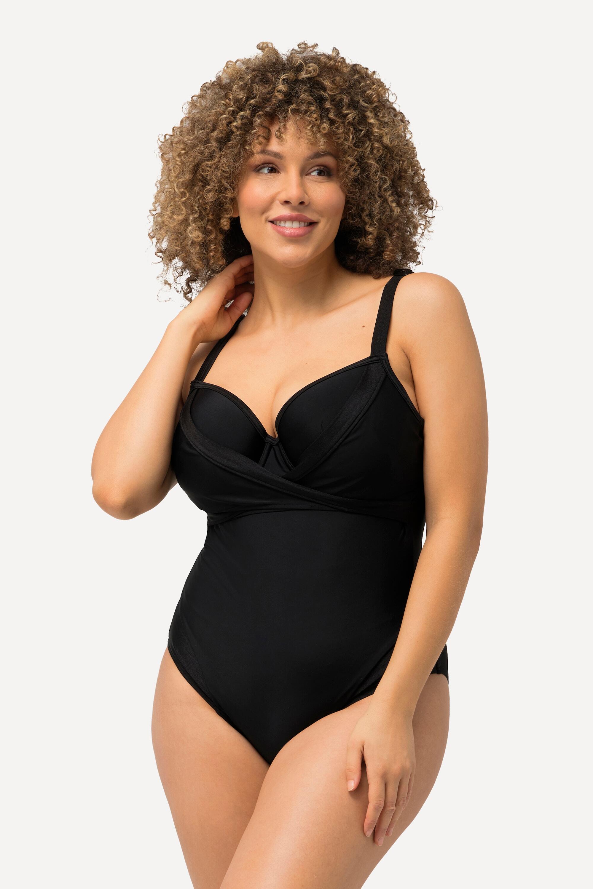 Femme Maillot de bain à bonnets souples. Effet drapé. Armatures 4/6