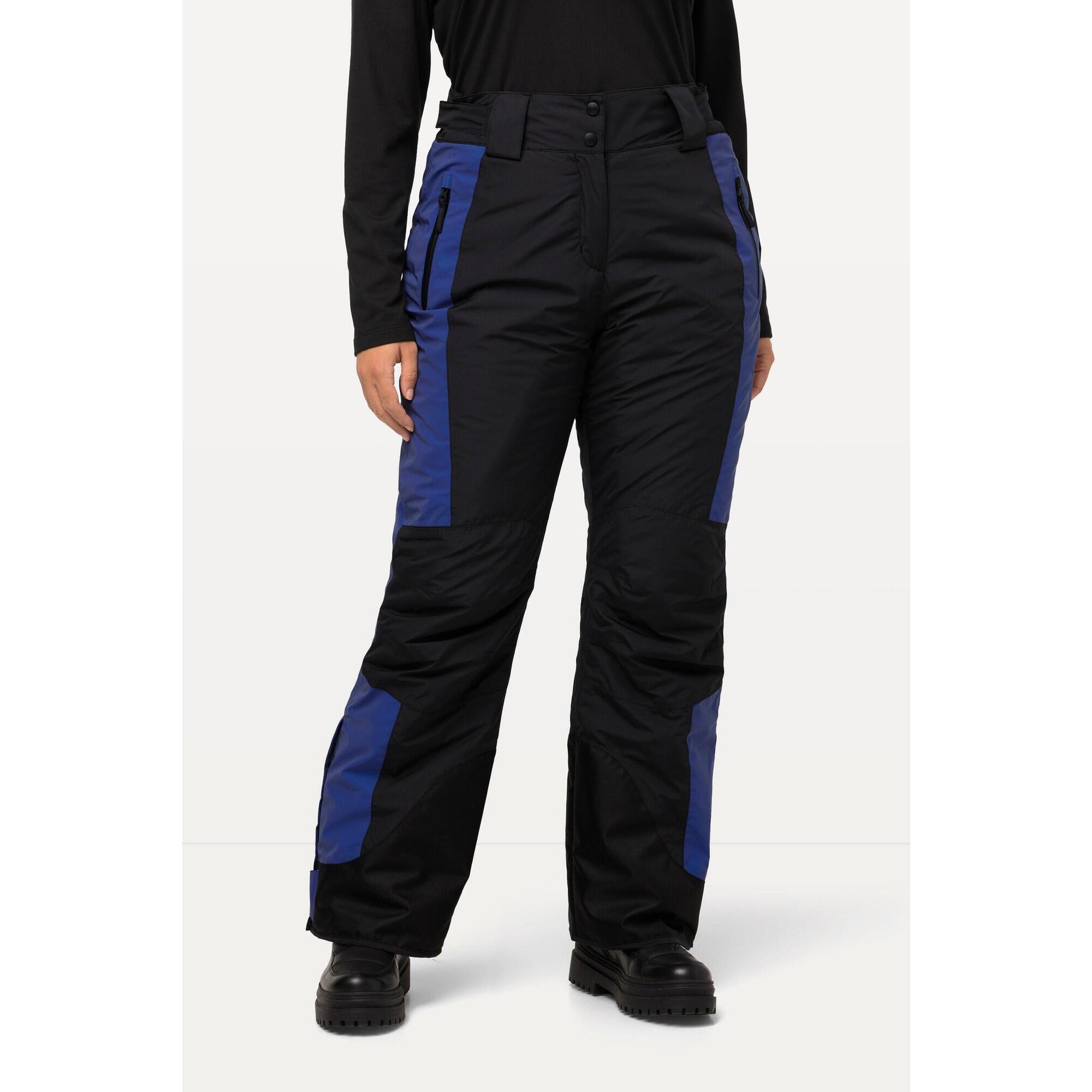 Ulla Popken - Femme Pantalon De Ski Imperméable Avec Élément Réfléchissant - Pantalons - Noir - Decathlon