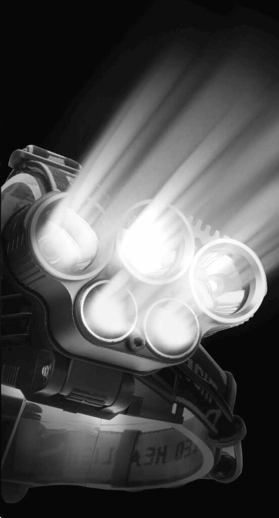 Lampada Frontale LED Potente a 5 Fasci Ricaricabile – Fascia Regolabile 5/5