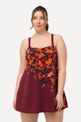 Damen Badekleid Blüten Softcups Träger verstellbar recycelt