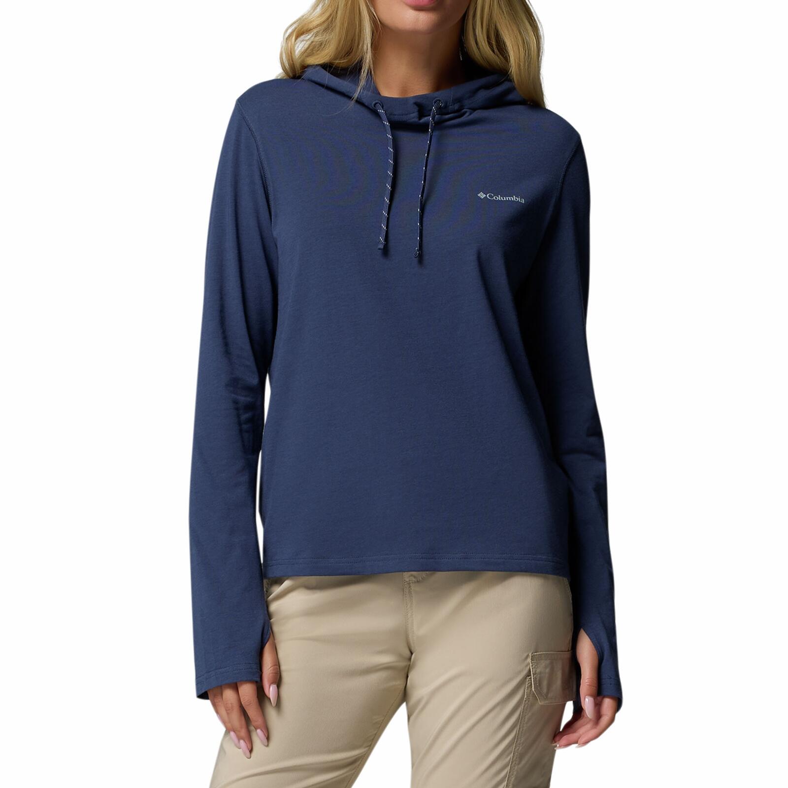Hoodie weich, schweißableitend, UPF 50-Sonnenschutz Damen - Sun Trek™ LS Hoodie 2/3