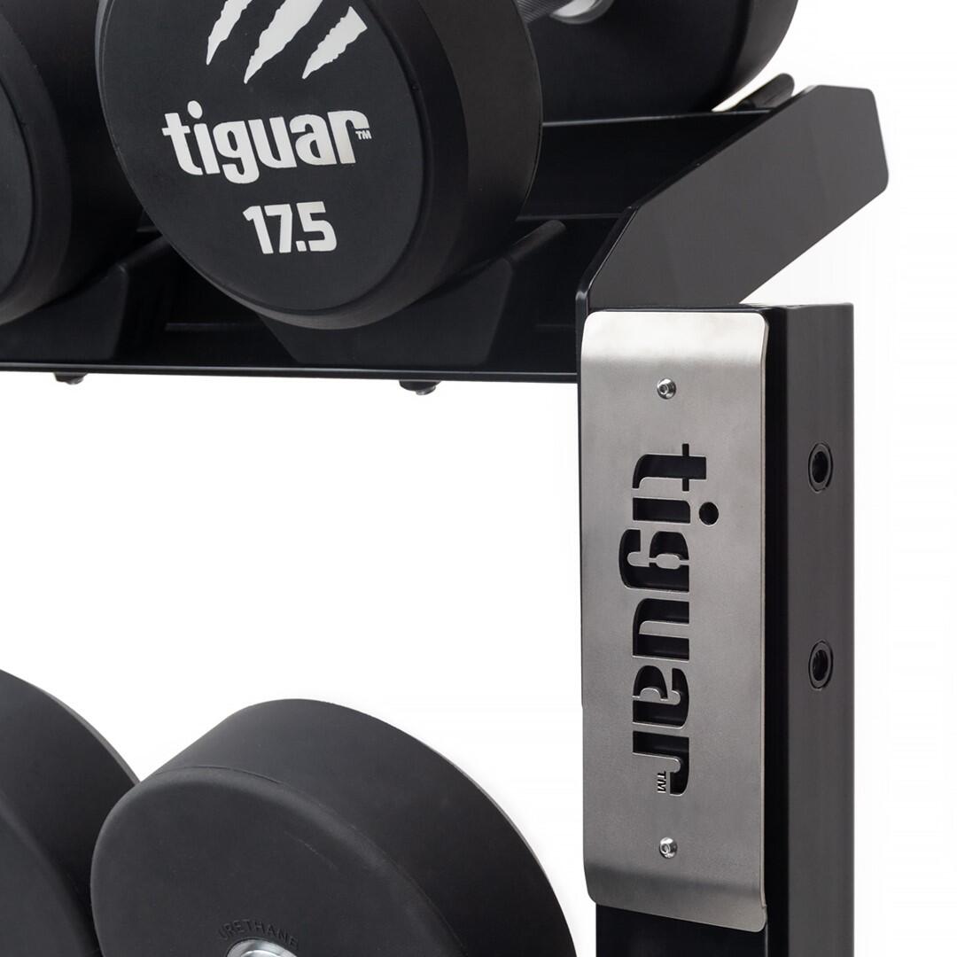 tiguar Hantelrack-Modul – 118×66×89 cm, mit Profilcaps & Gummiauflagen 3/4