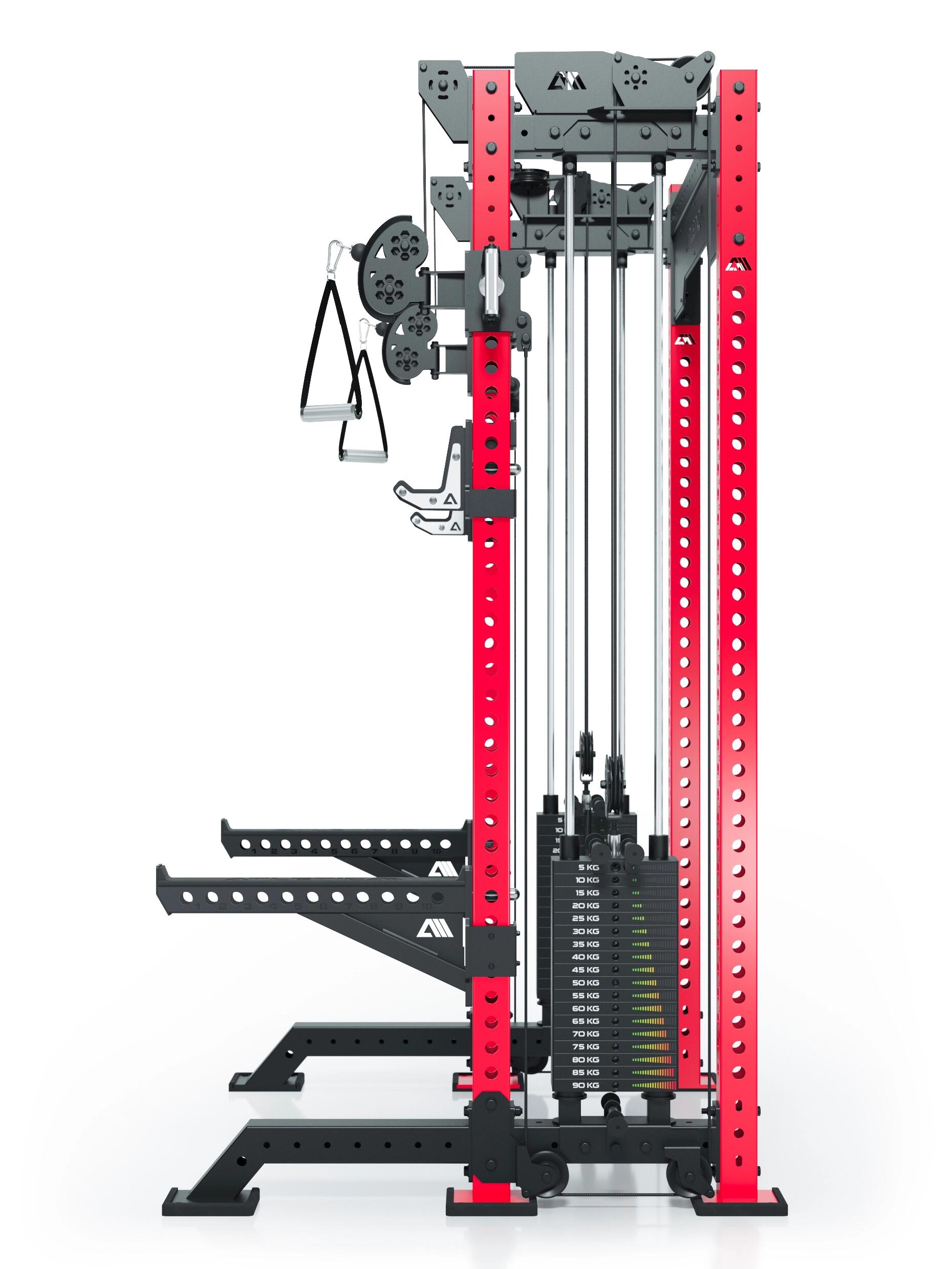 R8 Bradley Weight Stack | Kurz | Sportscar Red 6/7