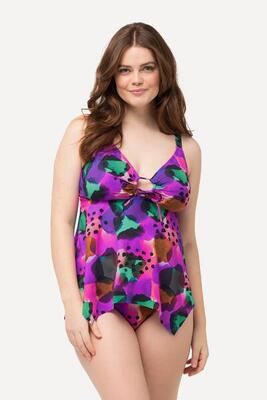 Dames tankini motiefmix sierring zachte cups verstelbare bandjes