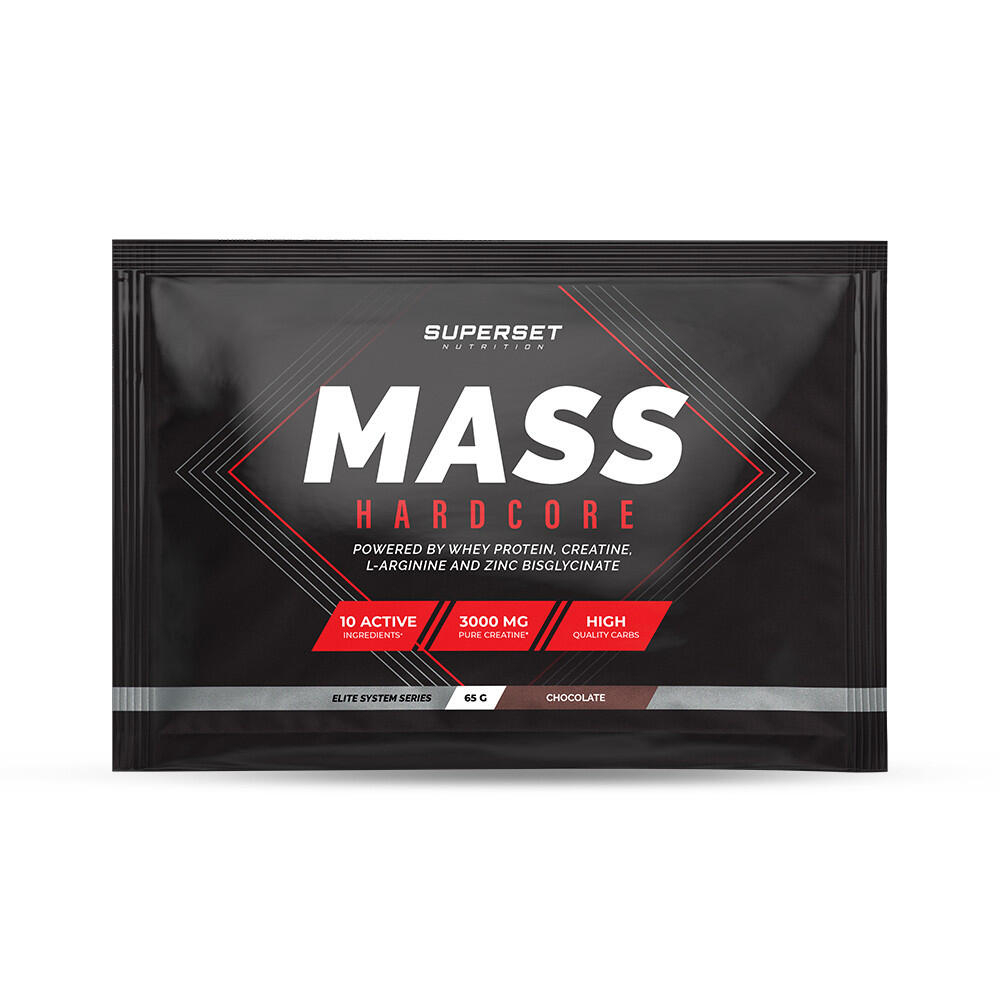SUPERSET NUTRITION Stijgers - Mass Hardcore-monster (65g) - Chocolade