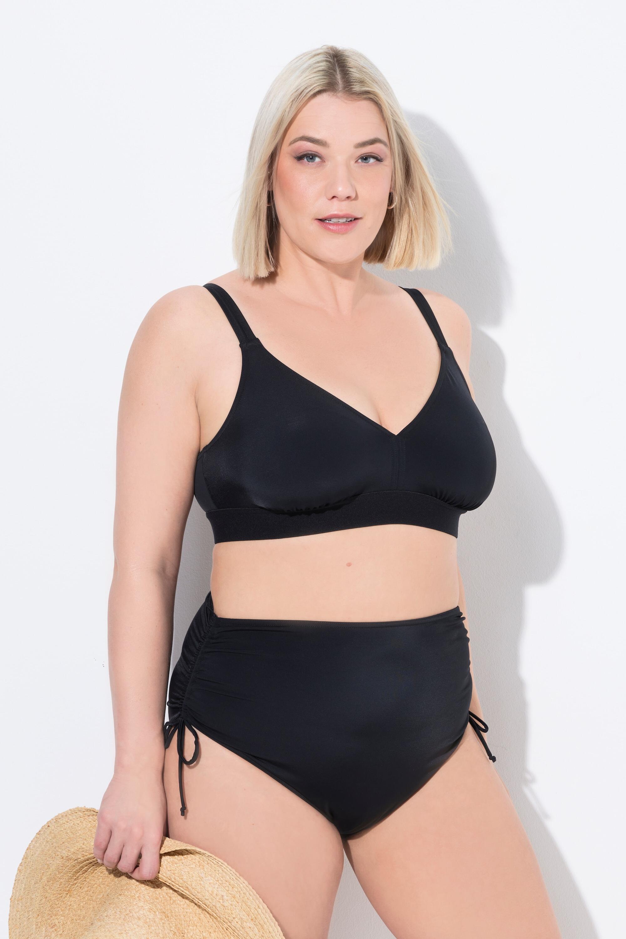 ULLA POPKEN Damen Bikini-Slip Raffband Vorderfutter