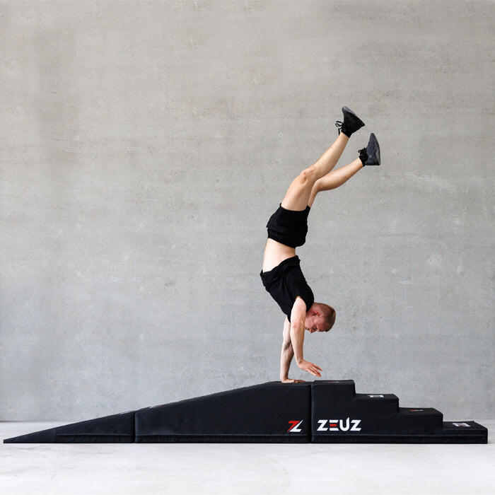Rampe d'équilibre ZEUZ pour la gymnastique, le fitness, le Functional – Noire 3/7