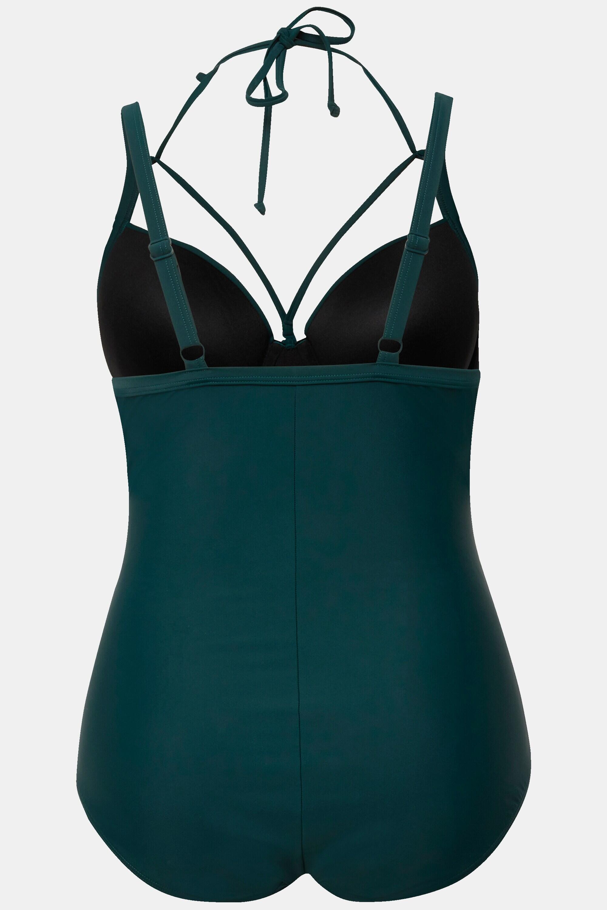 Damen Badeanzug Neckholder Softcups Bügel recycelt 11/11