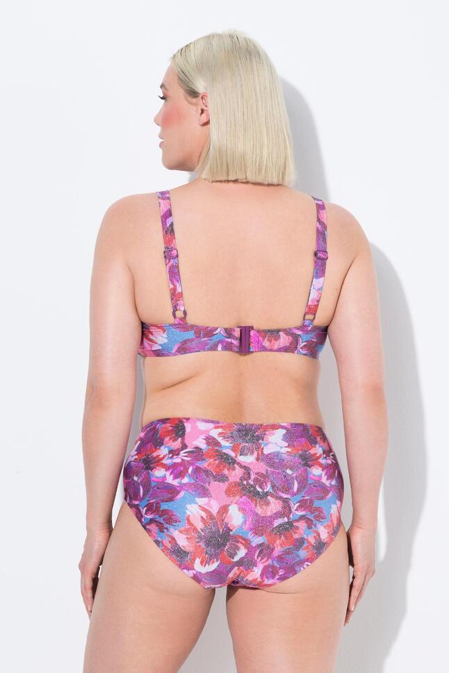 Damskie Bikini brokat miękkie miseczki regulowane ramiączka z recyklingu