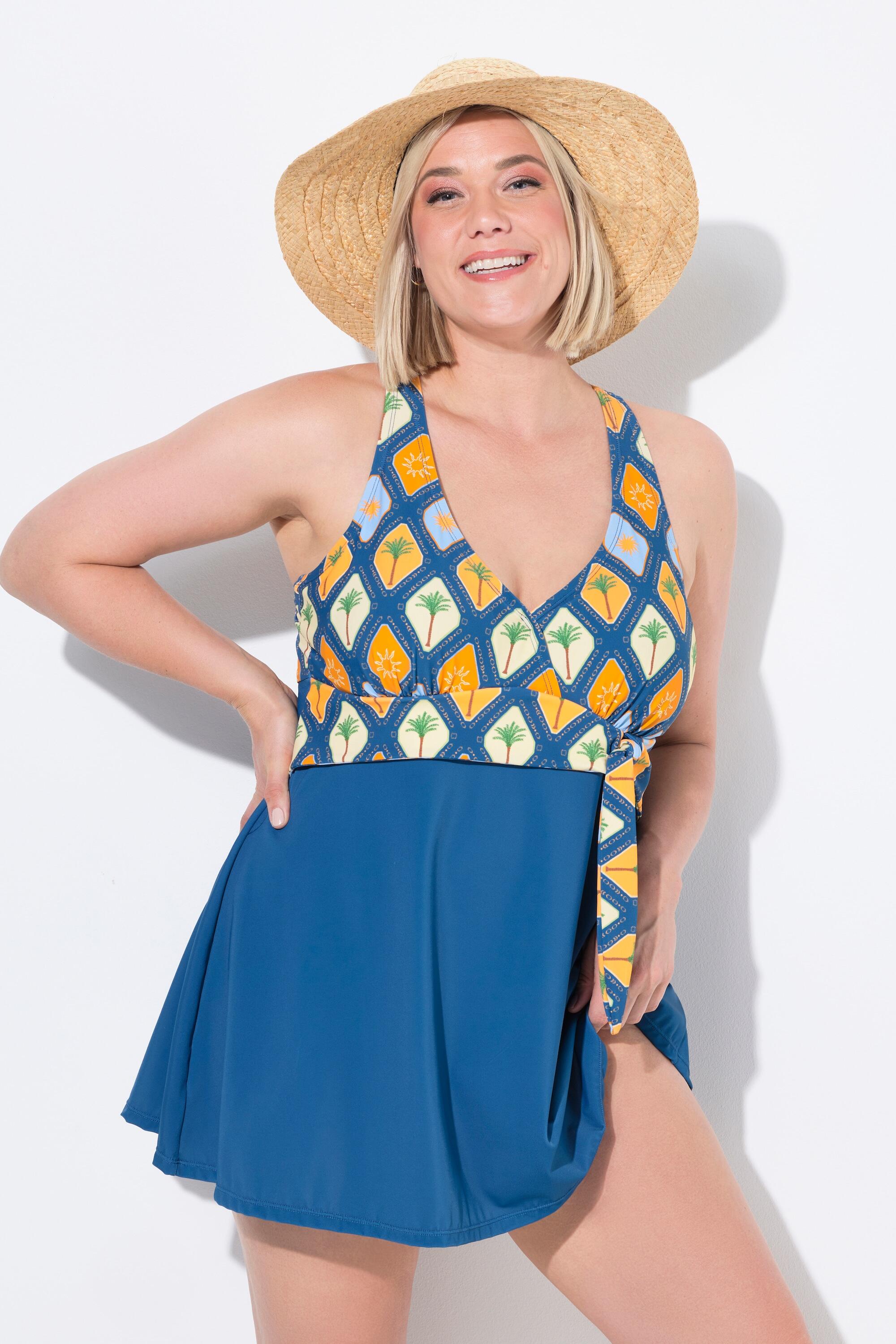 Femme Robe de bain à bonnets souples. Bretelles effet tour de 6/7