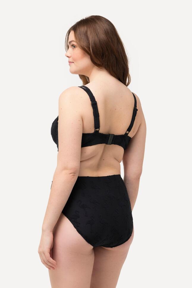 Damskie Bikini flamingi miękkie miseczki miseczka D fiszbiny