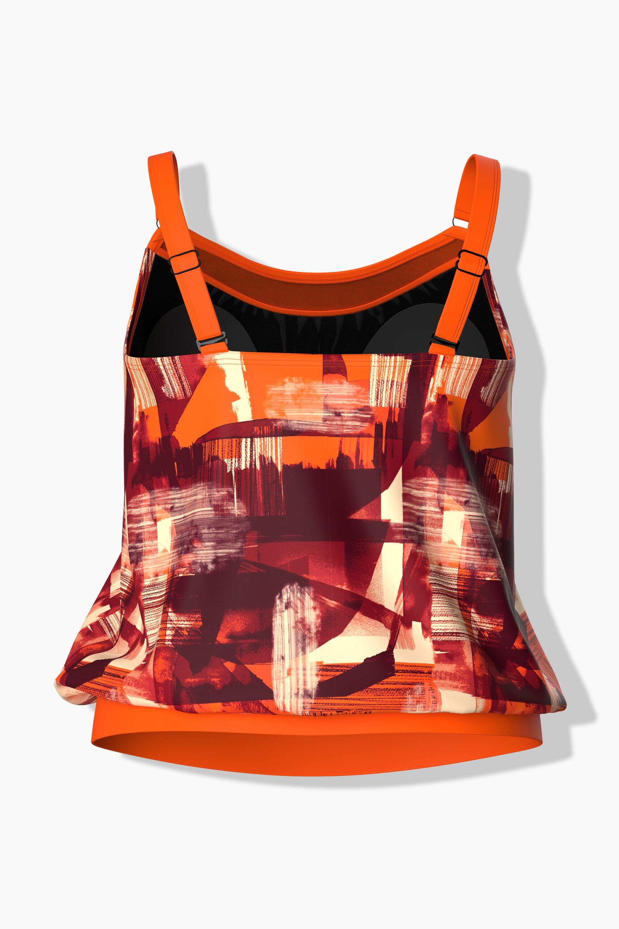Femme Tankini avec bonnets souples. Haut plus long avec bretelles réglables. 6/6