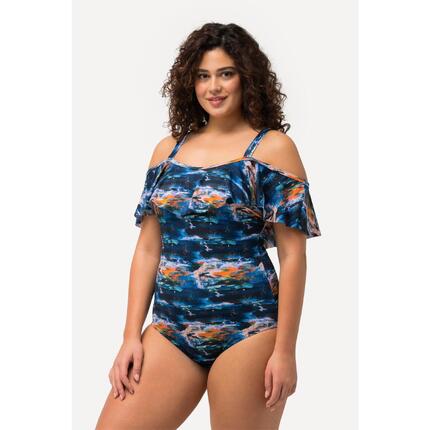 Damski Strój kąpielowy falbana miękkie miseczki ramiączka z regulacją