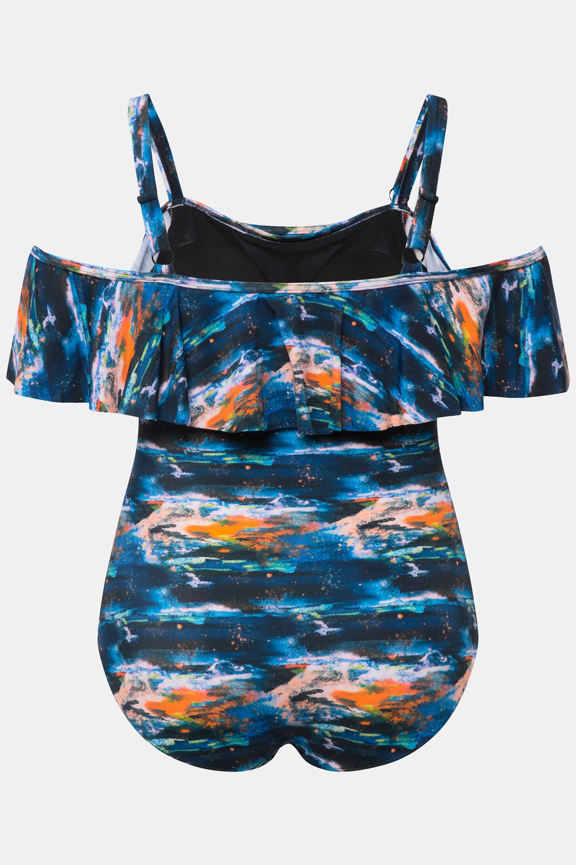 Femme Maillot de bain à bonnets souples et volants. Bretelles réglables 6/6