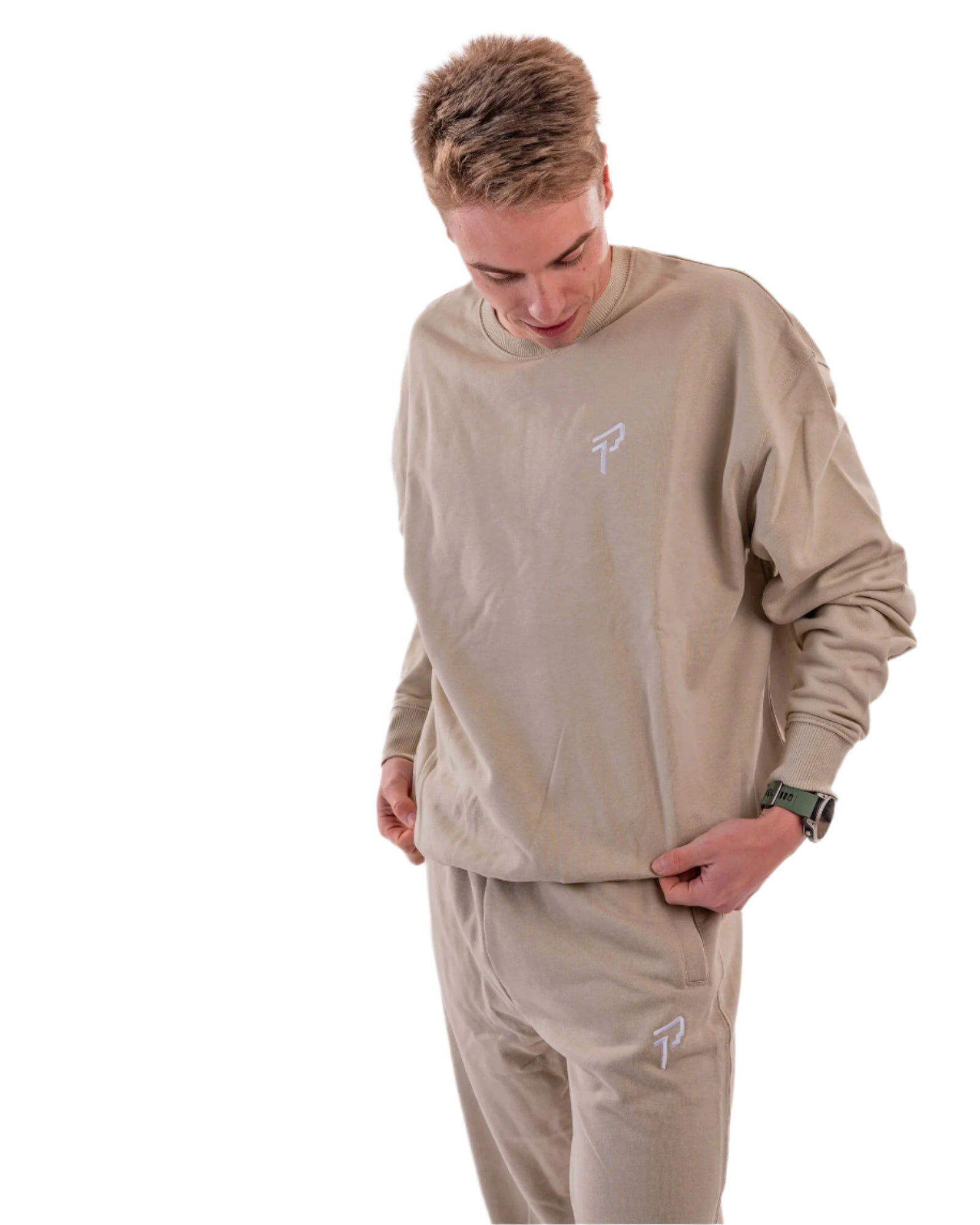 Relaxed Sweatshirt - Beige 5/5