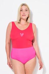 Femme Maillot de bain une pièce sans bonnets souples décolleté en V