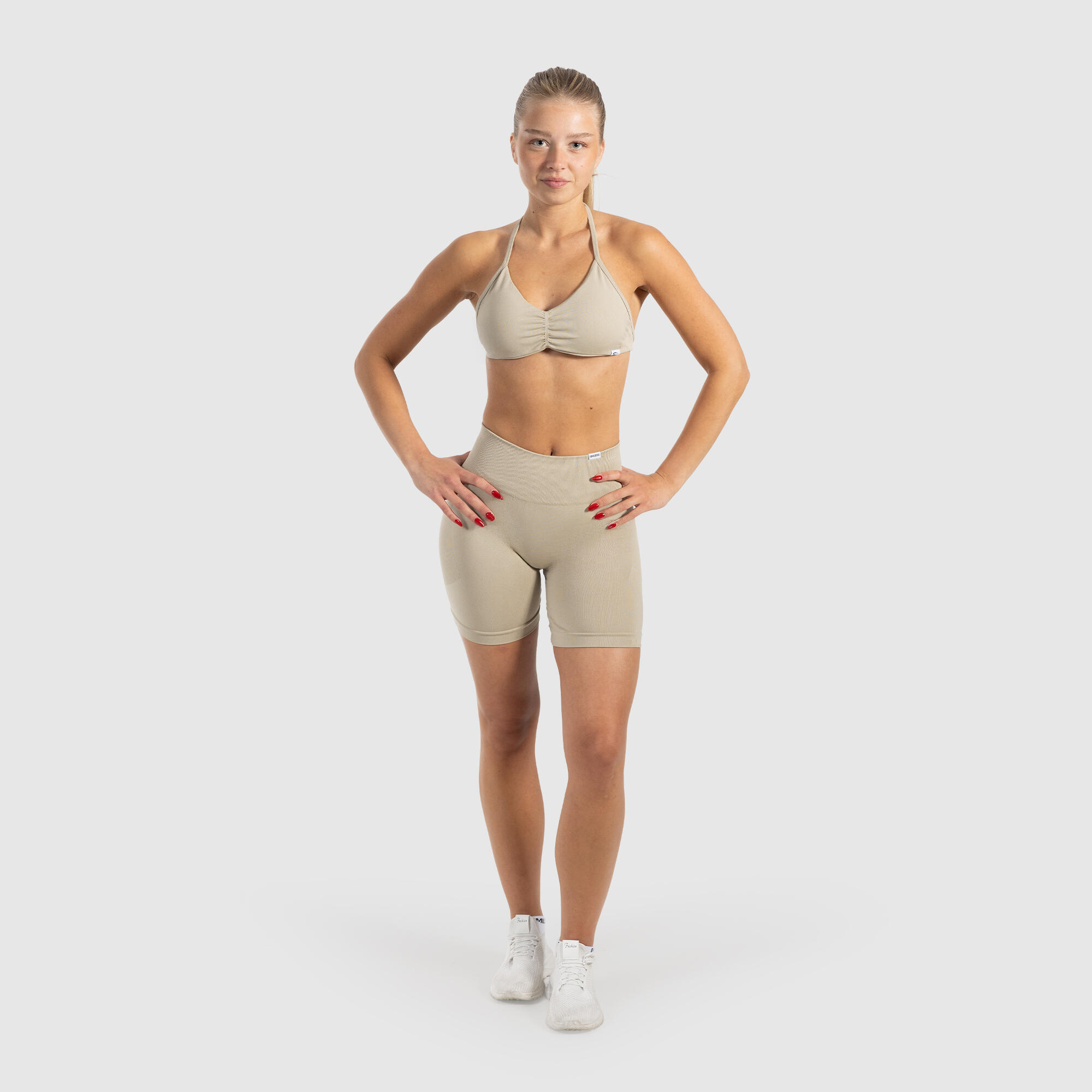 Damen Sport BH Esta Taupe 3/5