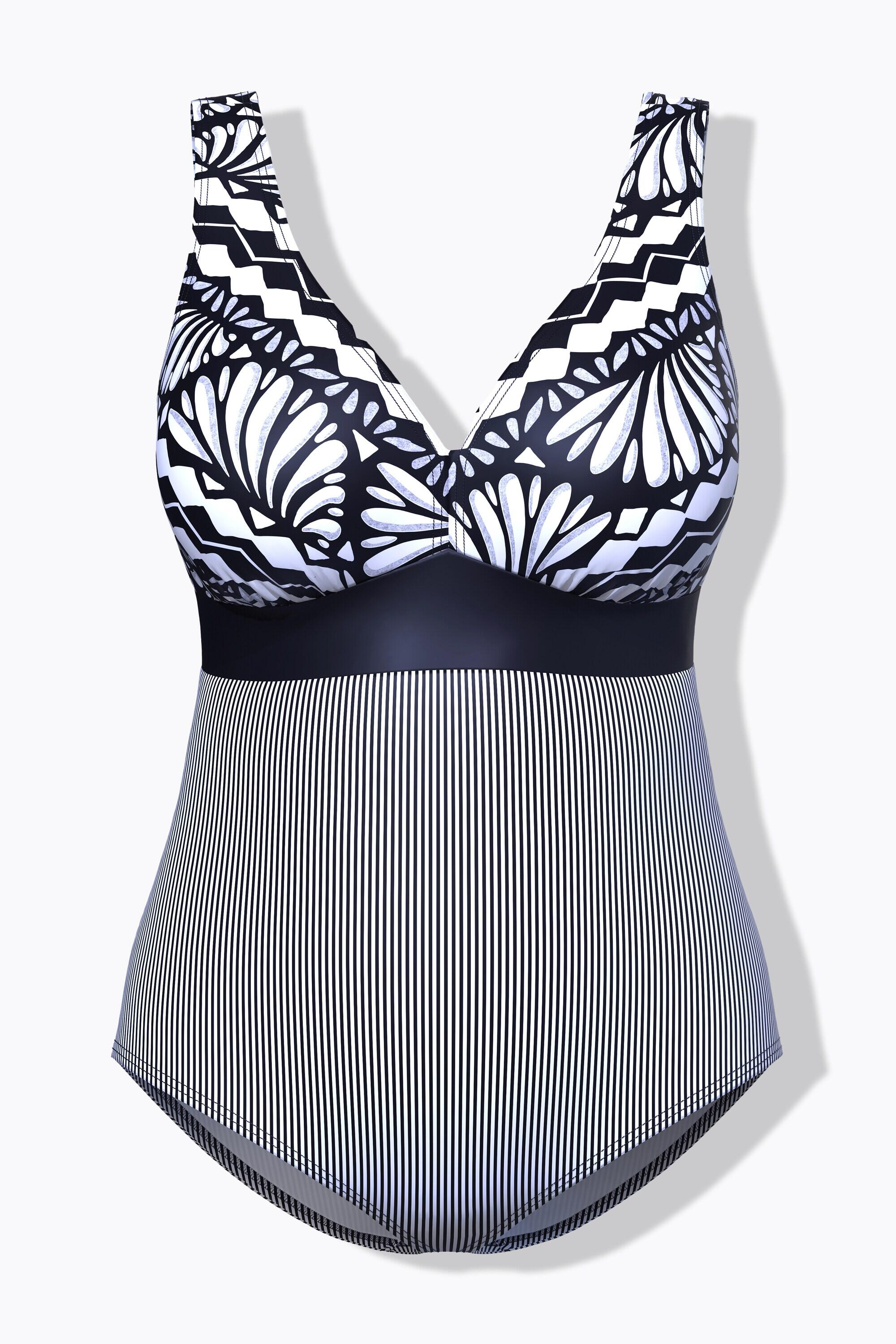 Femme Maillot de bain à bonnets souples. Bande fantaisie. Matière recyclée 7/7