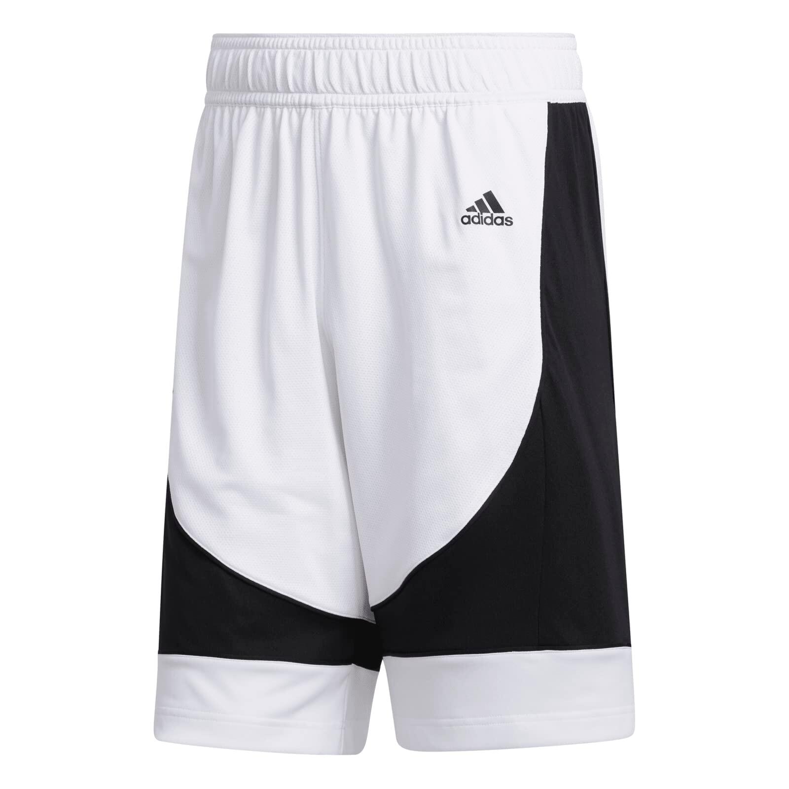 Shorts de Basketball Adidas NXT PRM M en Blanc/Noir - Taille M 3/5