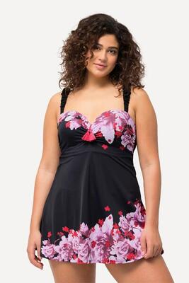 Badekleid. Blüten. Softcups. Quaste. recycelt