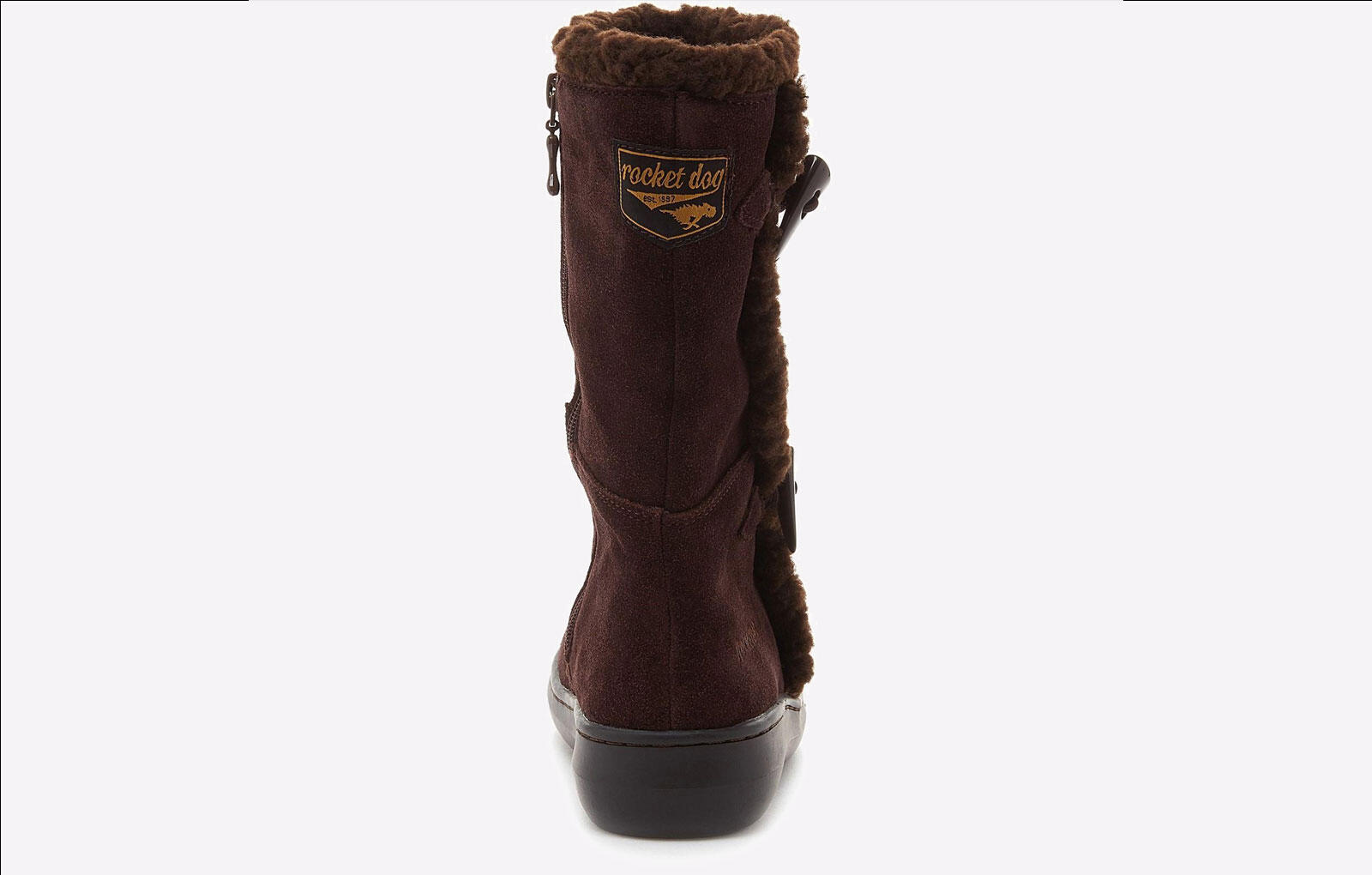 Rocket Dog Slope Mid-Calf Suede Womens Winter Boots 4/5
