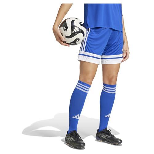 Short de football ADIDAS SQUA25 pour femmes en bleu royal et blanc 4/7