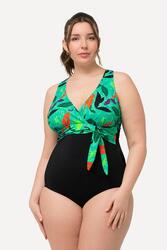 Femme Maillot de bain aspect dos nu. Nœuds et bonnets souples