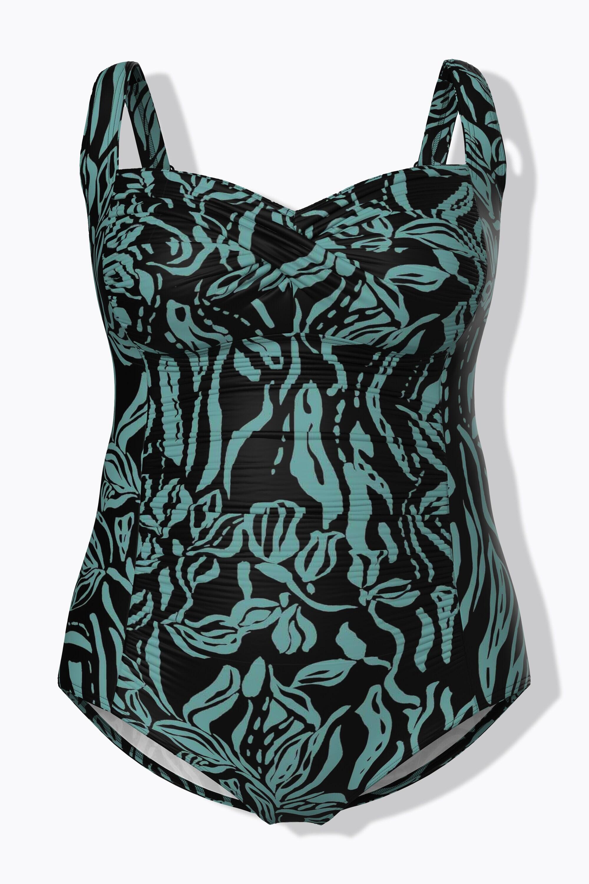 Femme Maillot de bain imprimé effet drapé matière recyclée 7/7
