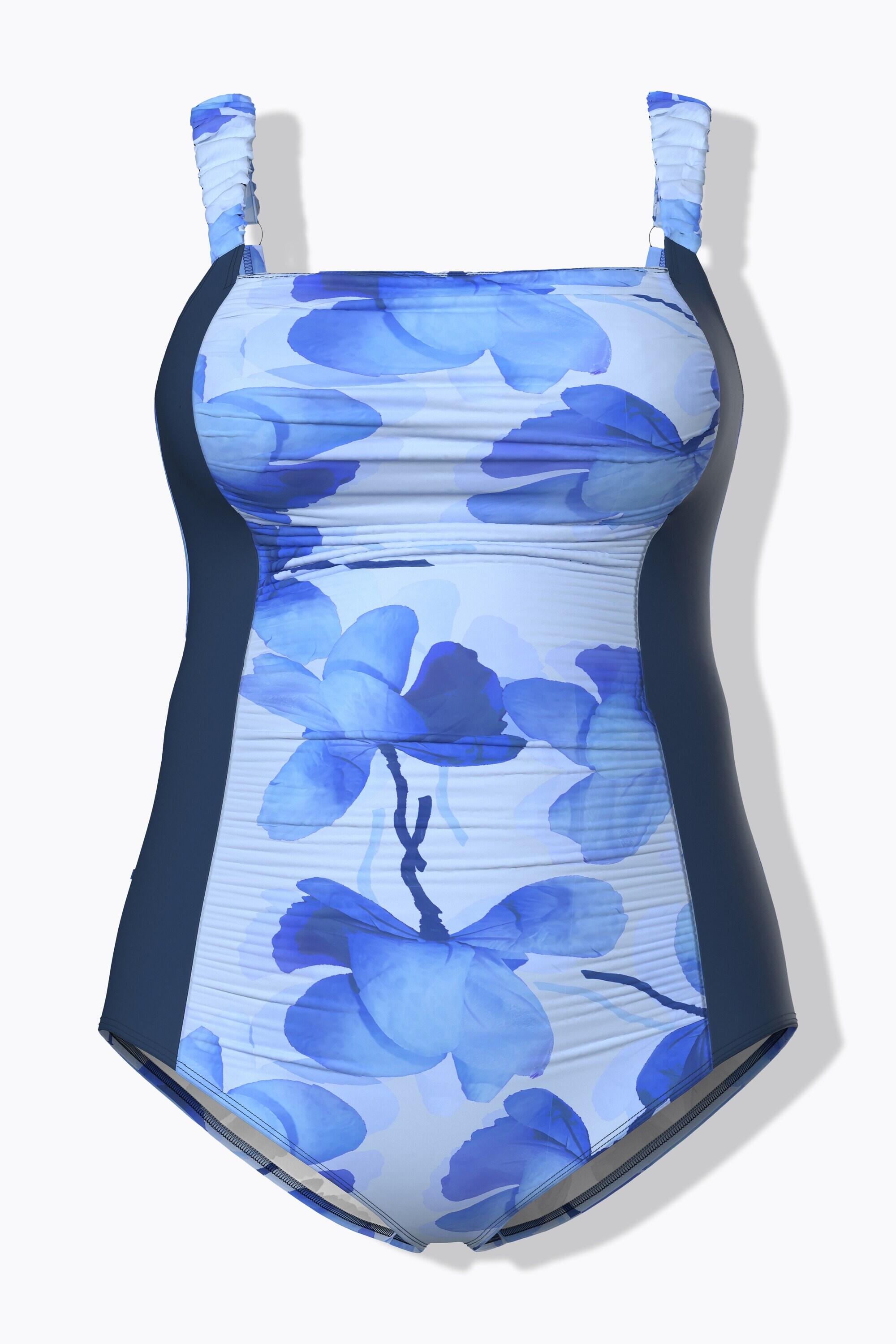 Femme Maillot de bain à bonnets souples imprimé à fleurs et décolleté carré 7/7