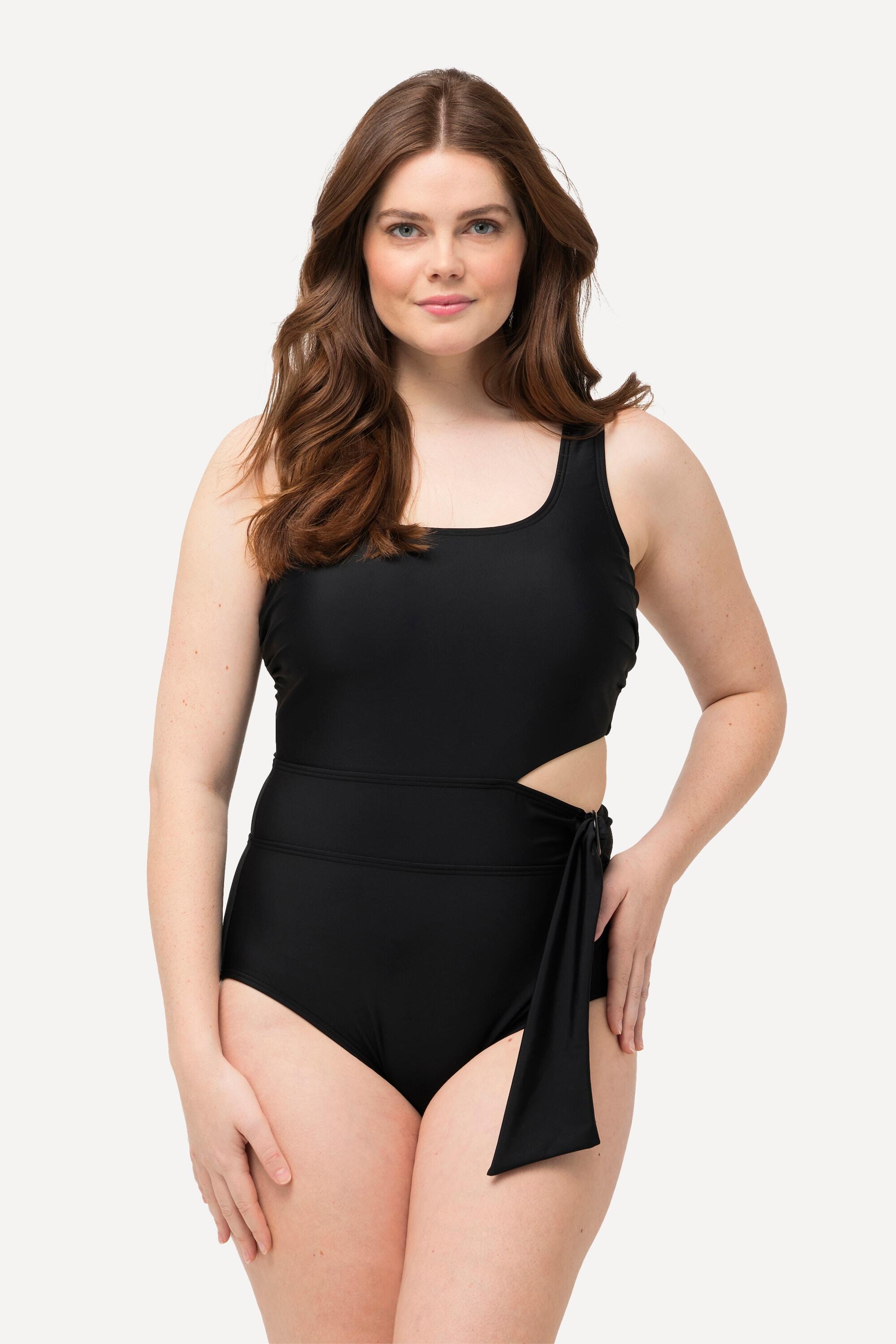 Femme Maillot de bain color block. Bonnets souples 4/6