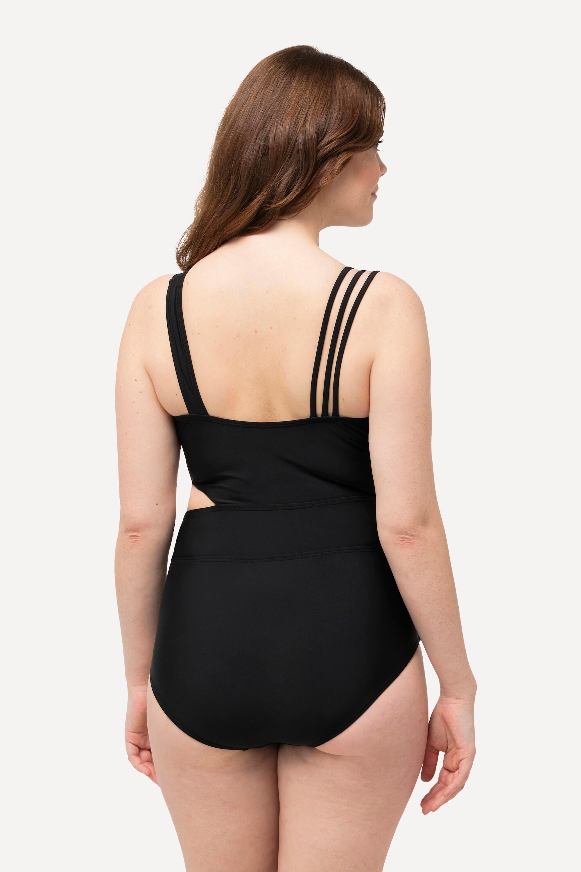 Femme Maillot de bain color block. Bonnets souples 2/6