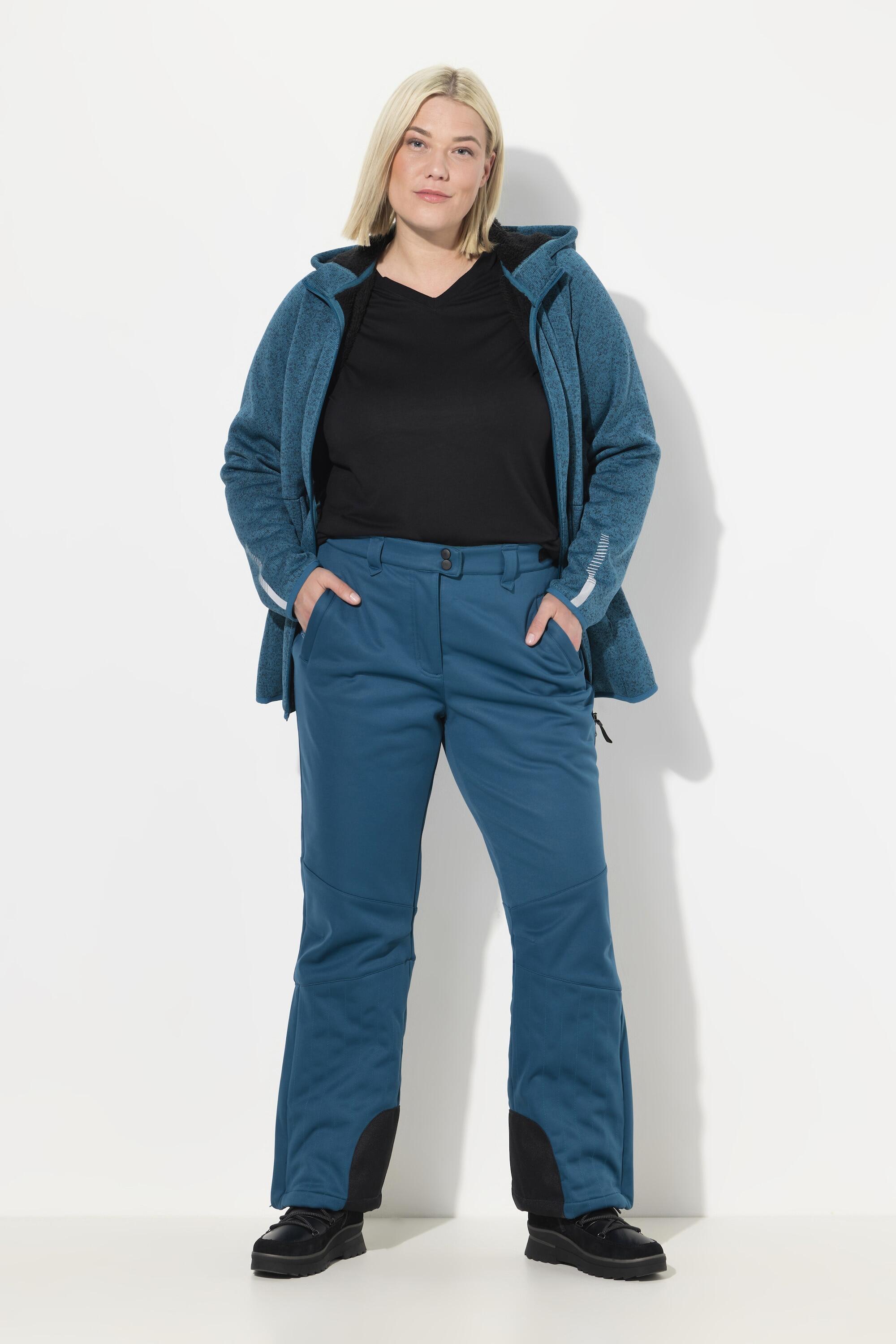 Femme Pantalon Softshell déperlant avec fermeture à scratch et pare-neige 5/6