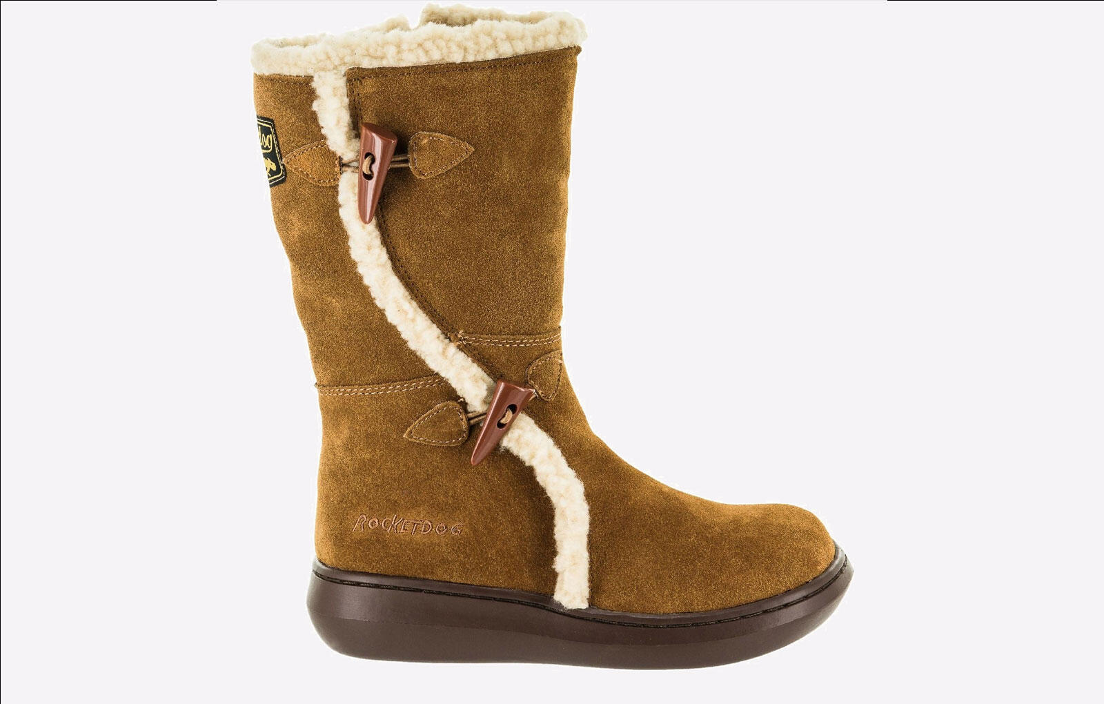 Rocket Dog Slope Mid-Calf Suede Womens Winter Boots 1/5