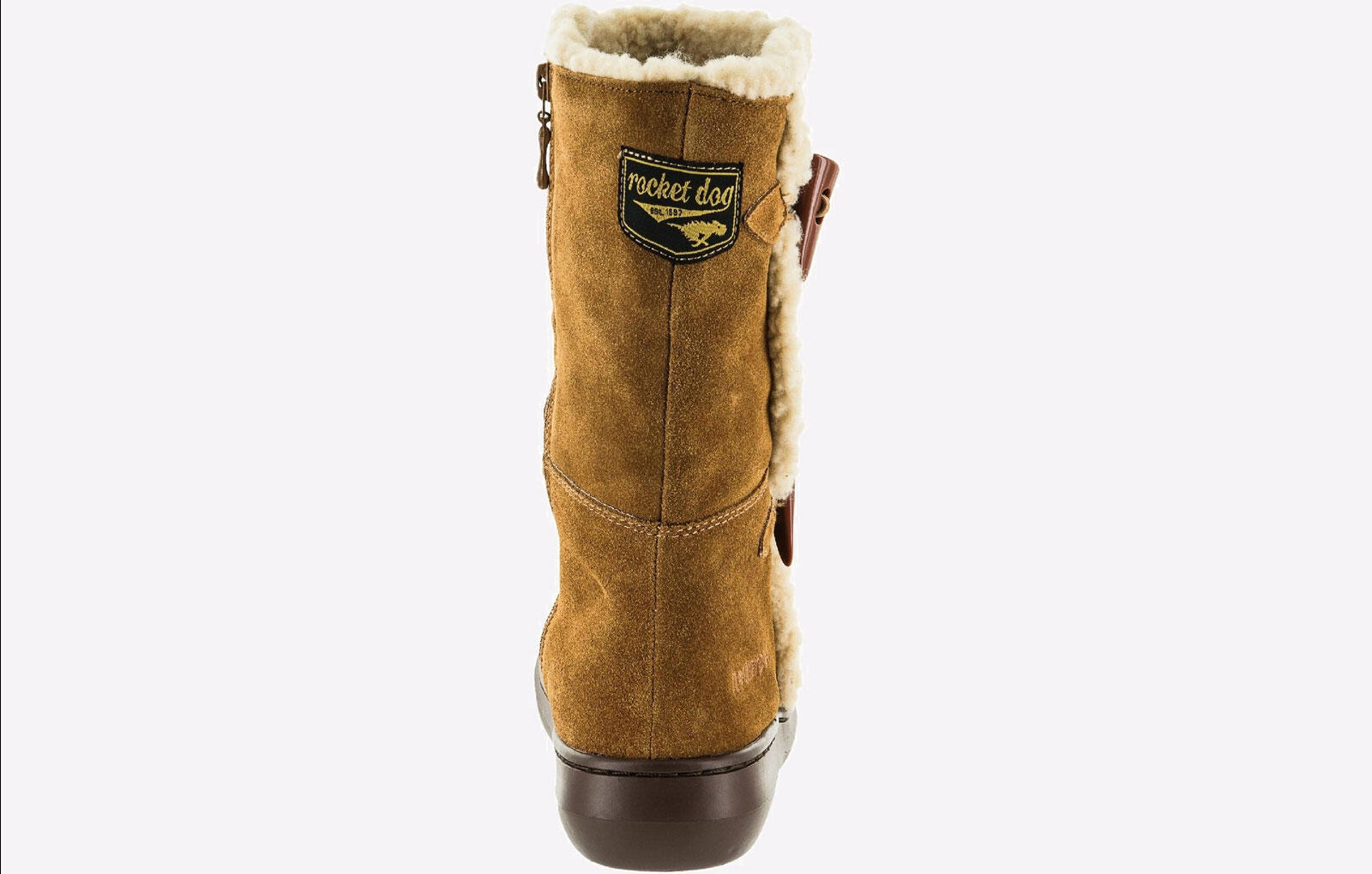 Rocket Dog Slope Mid-Calf Suede Womens Winter Boots 4/5