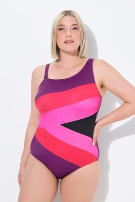 Dames badpak colorblocking zachte cups afneembare schouderbandjes
