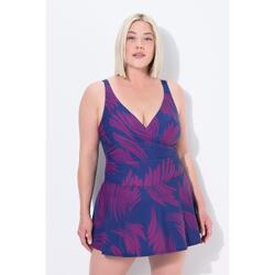 Femme Robe de bain avec short. Bonnets souples effet drapé. Matière recyclée