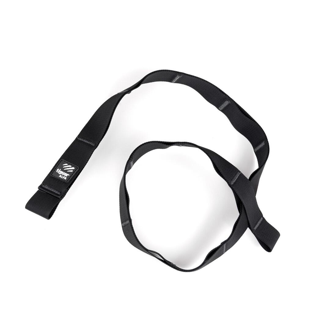 tiguar alfa Extension – 123 cm, 17 kN, 36 mm Gurt, verstellbar, schwarz 1/1