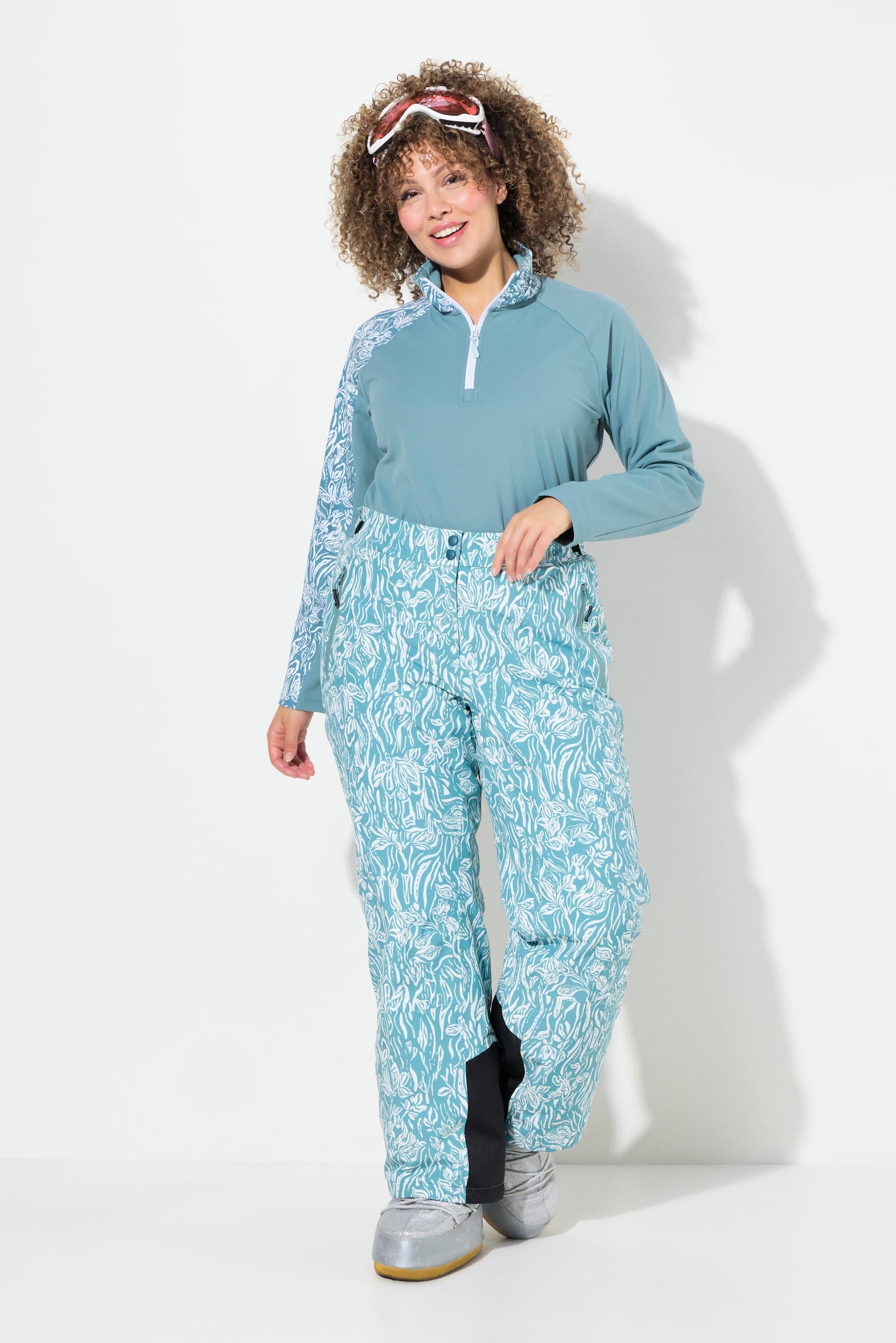 Femme Pantalon de ski imperméable genoux préformés et bande à scratch 6/7