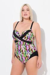 Femme Maillot de bain bonnets souples et armatures décolleté esprit cache-cœur