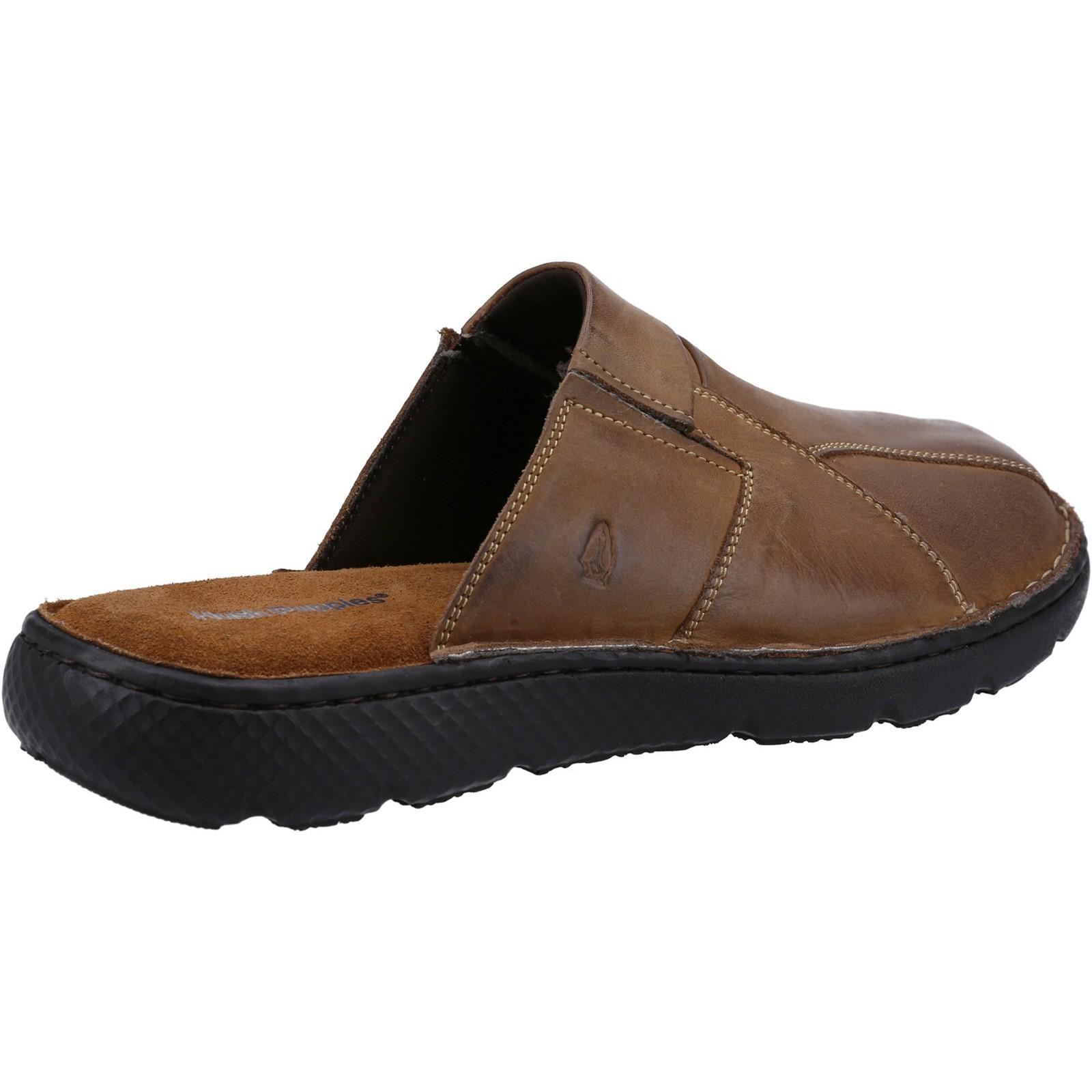 Hush Puppies Carson Mule Leather Sandal Mens 3/4