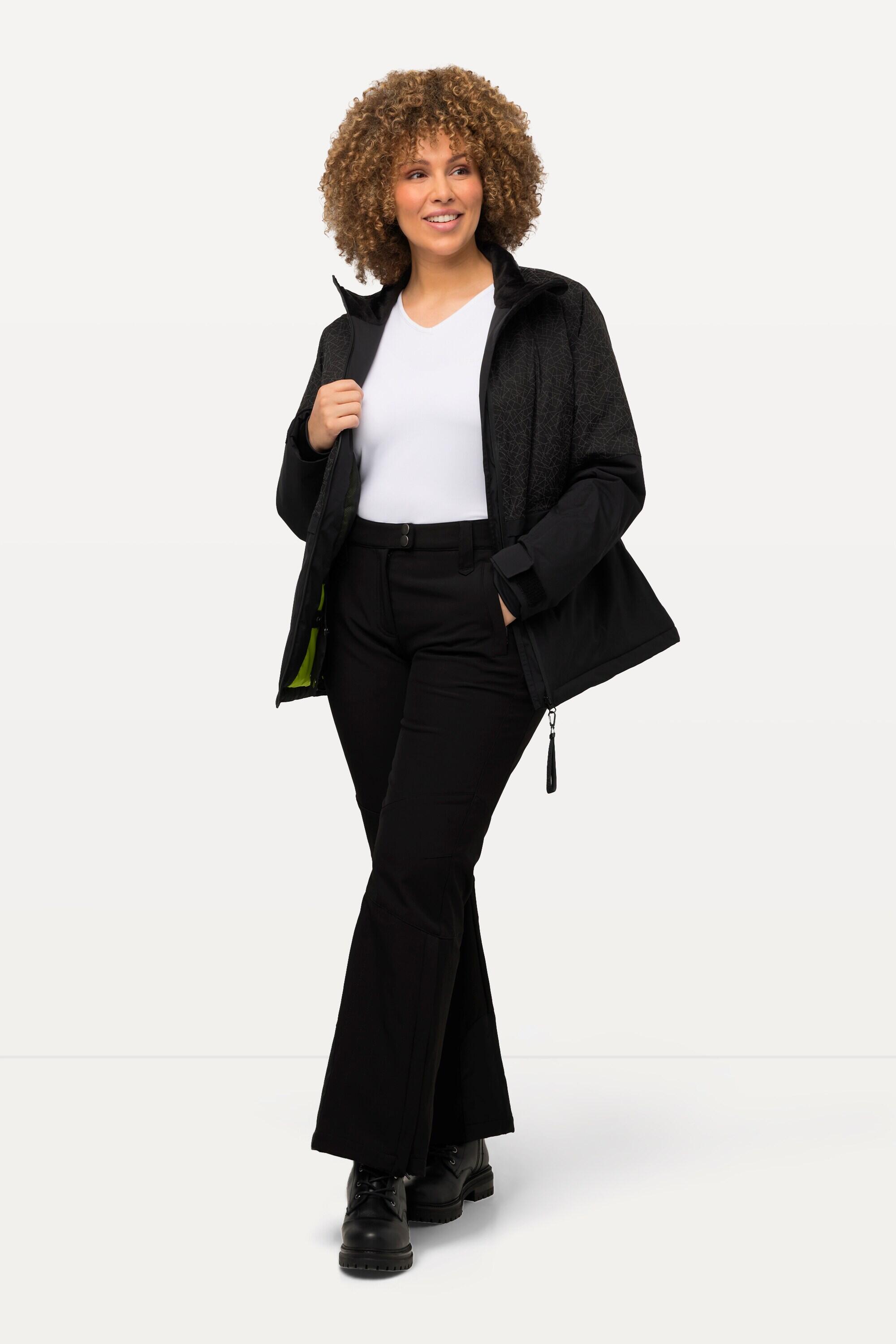 Femme Pantalon Softshell déperlant avec fermeture à scratch et pare-neige 4/5