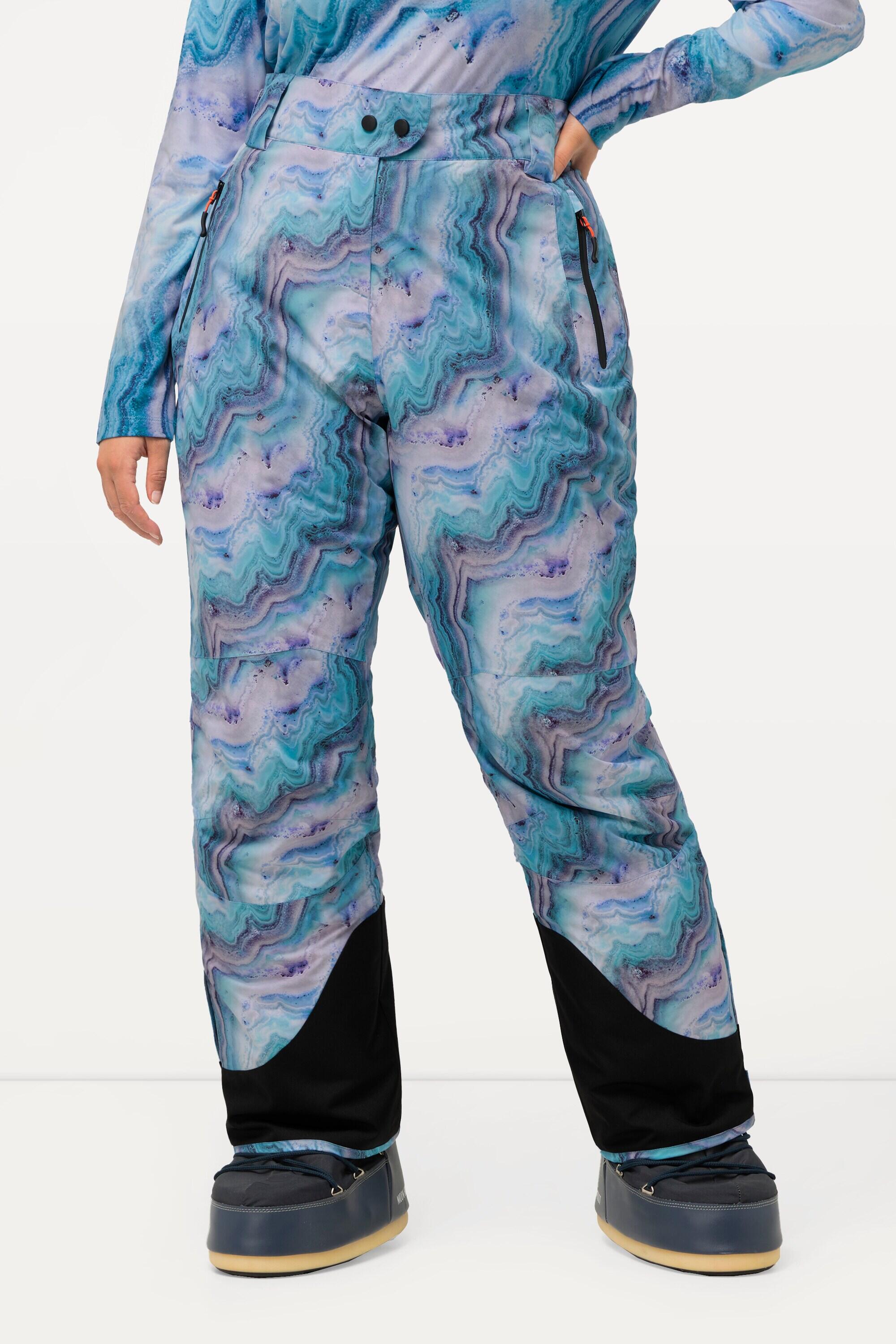 ULLA POPKEN Damen Funktionshose Skihose wasserdicht Formknie Klettriegel