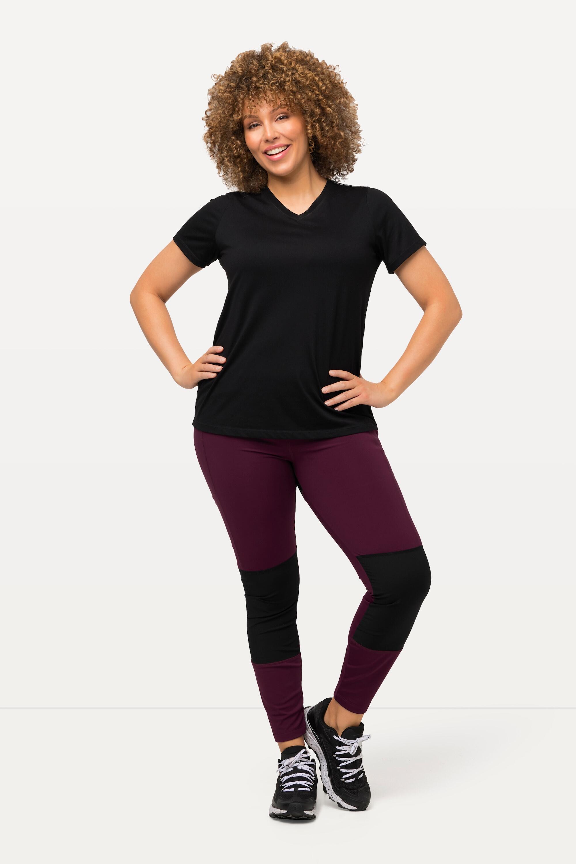 Femme Legging de randonnée à taille haute élastique poche zippée 4/5