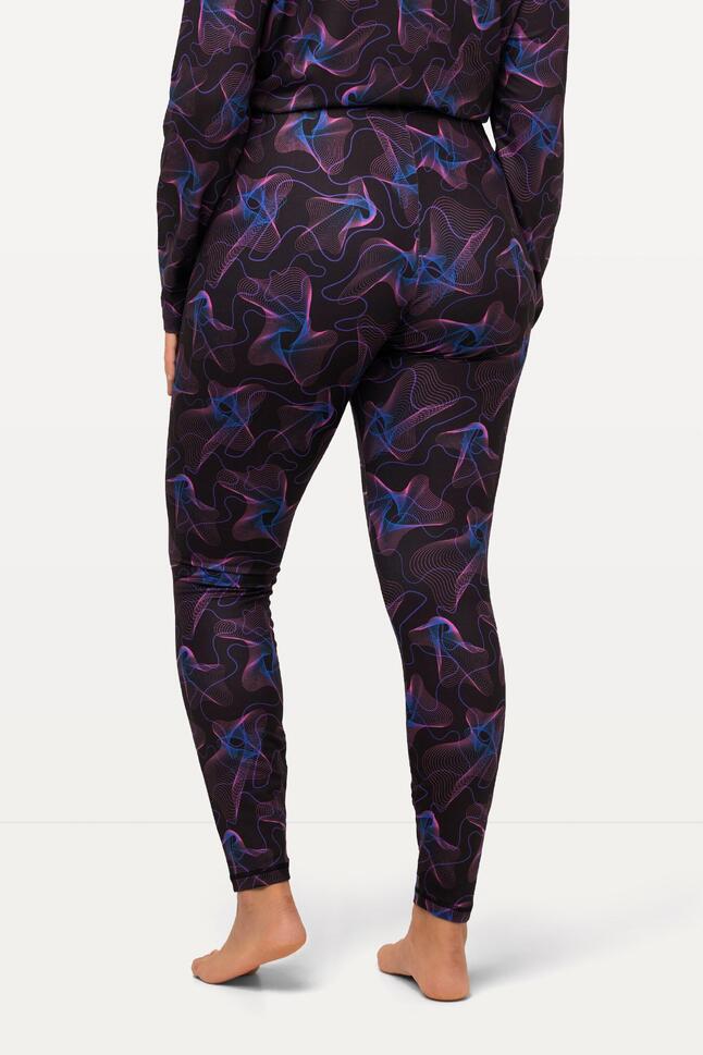 Damskie Legginsy funkcyjne fale szybkoschnęce