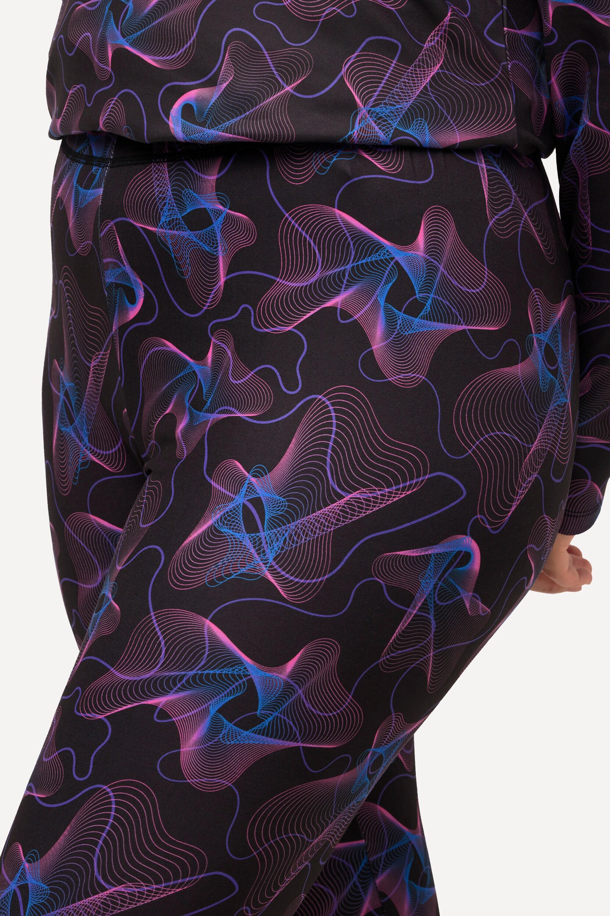 Femme Legging technique à séchage rapide matière recyclée et motif ondulé 3/5