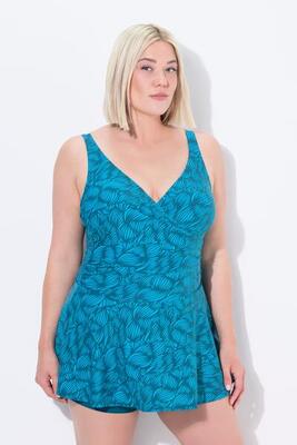 Damen Badekleid Muscheln Softschalen Rundhals recycelt